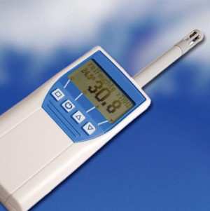 Portable air humidity instrument